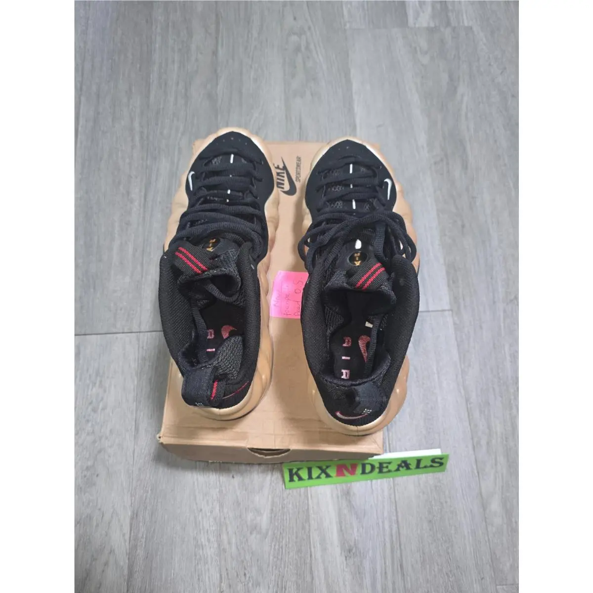 Nike shoes - Nike Air Foamposite - Air Foamposite - 624041206 - Black, Beige 4