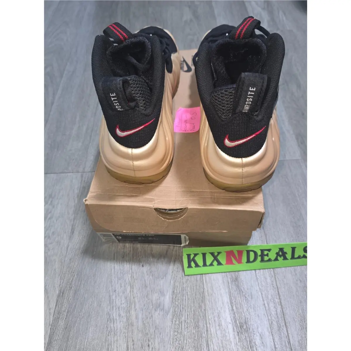 Nike shoes - Nike Air Foamposite - Air Foamposite - 624041206 - Black, Beige 5