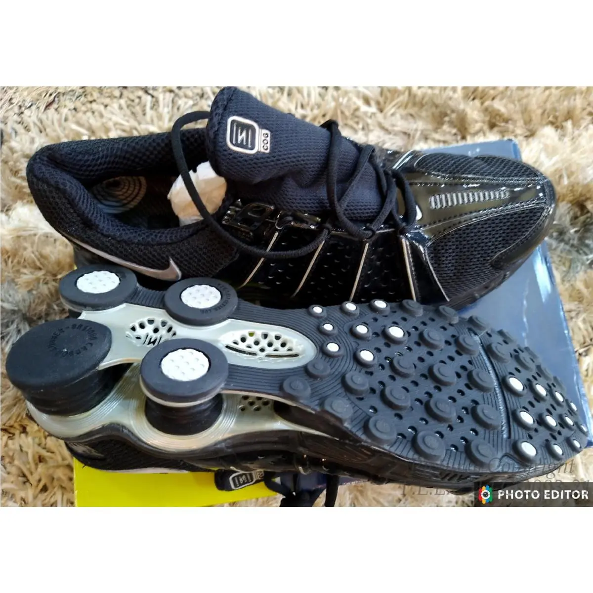 Nike shoes - BLACK AND SILVER (UPC: 685068399800) 2