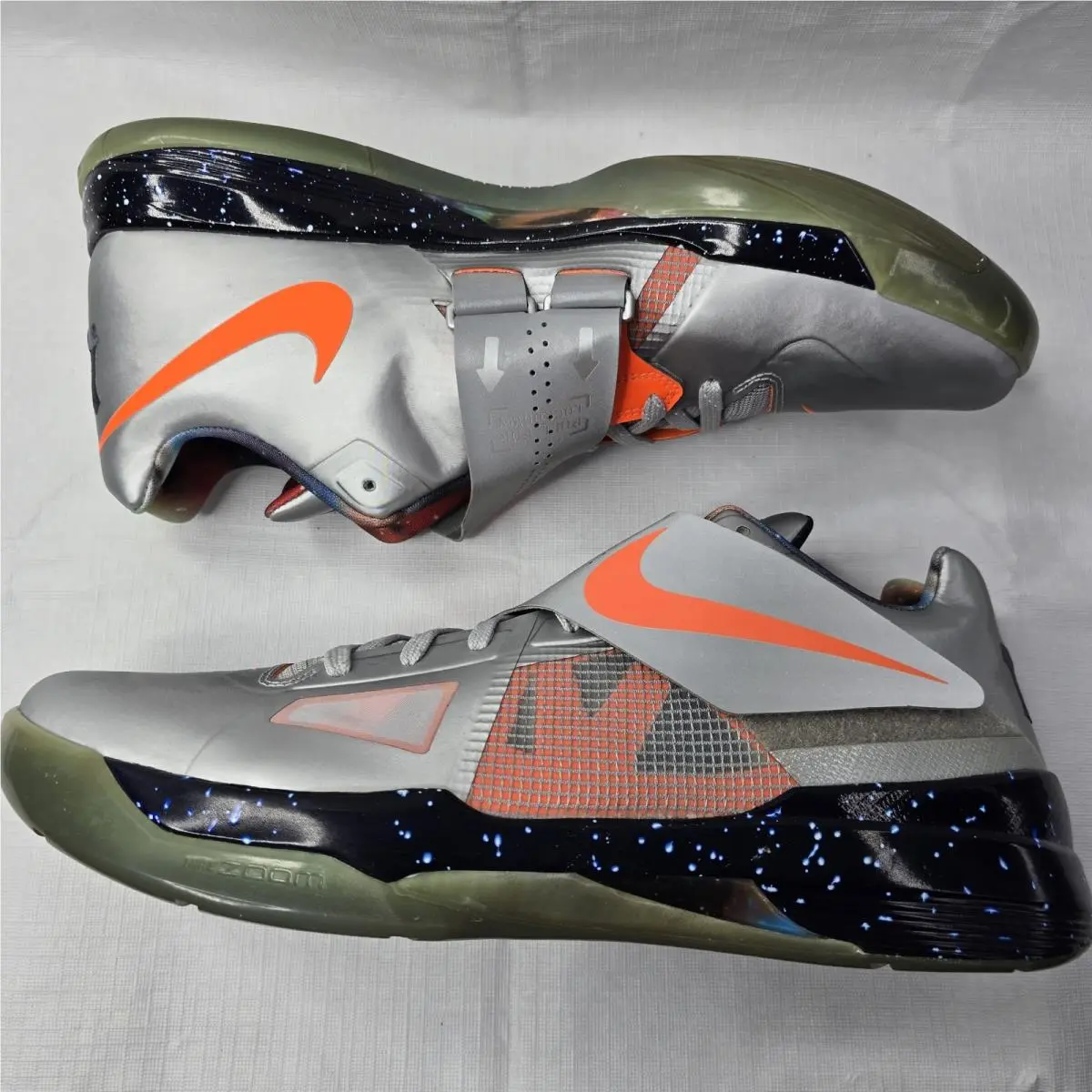 Nike shoes - Nike Zoom KD IV - Zoom - 520814-001 - Silver 1