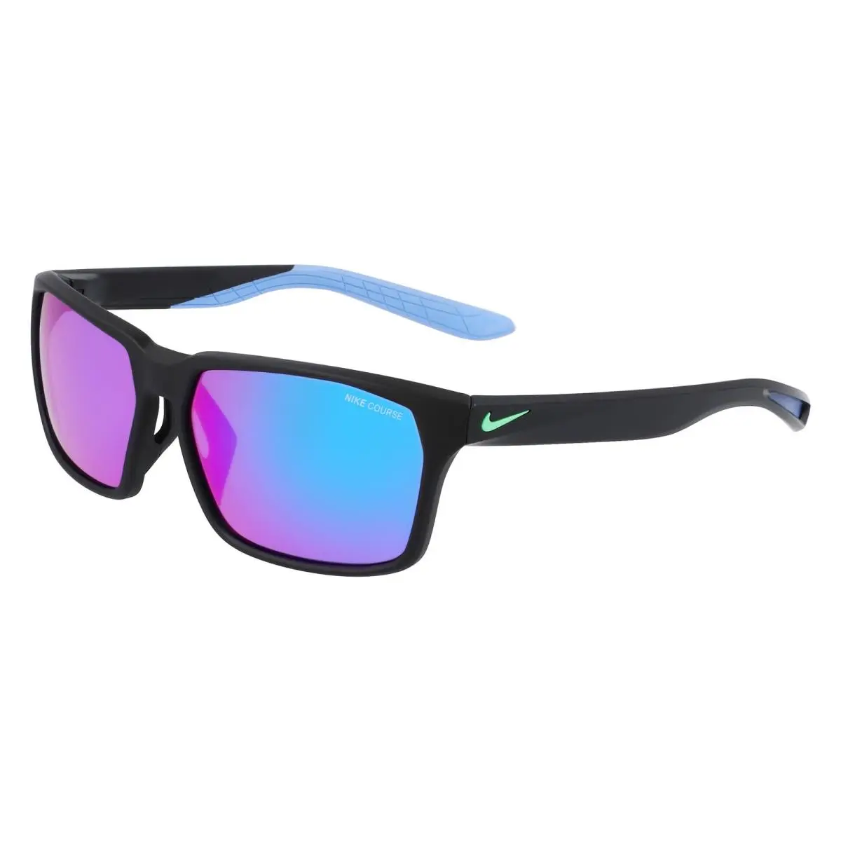 Nike Maverick Rge M N IF2487X Matte Black Turq Mirror 010 Sunglasses