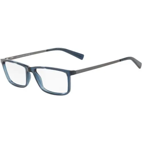 Armani Exchange AX 3027 Shiny Transparent Blue 8238 Eyeglasses