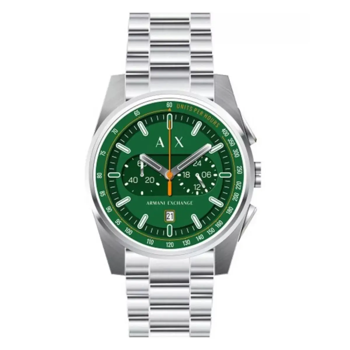 Men`s Parker Green Dial Watch - AX2862 by Armani Exchange