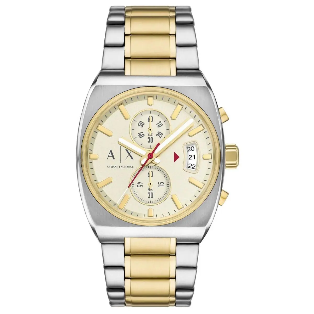 Men`s Oliver Cream Dial Watch - AX2821 by Armani Exchange