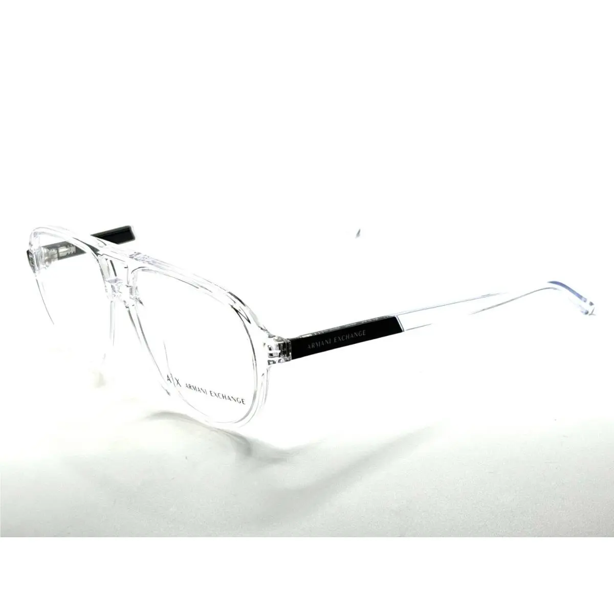 Armani Exchange AX 3090 8235 Transparent Men Eyeglasses 55MM 15 145
