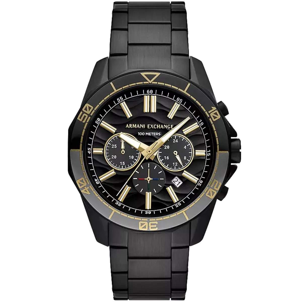 Armani Exchange Men`s Spencer Black Dial Watch - AX1963