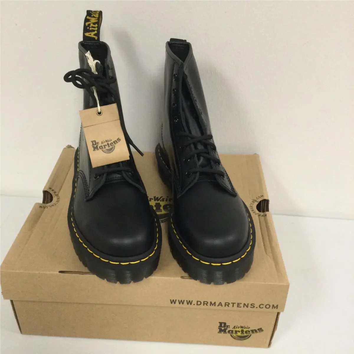 Dr. Martens 1460 Bex Boots Black Smooth 25345001 W-10 M-9