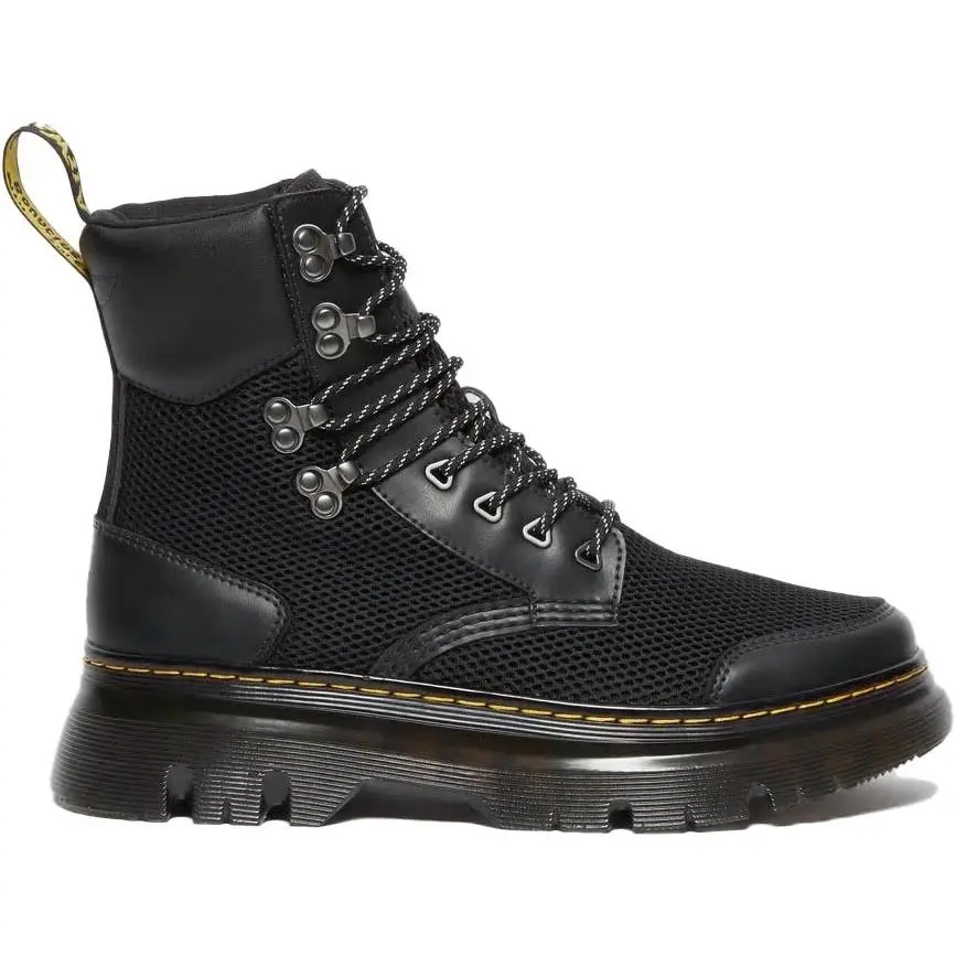 Dr. Martens Dr Marten Tarik W 11 M 10 Black Toe Guard Boot Utility Mesh Leather 8 Eye