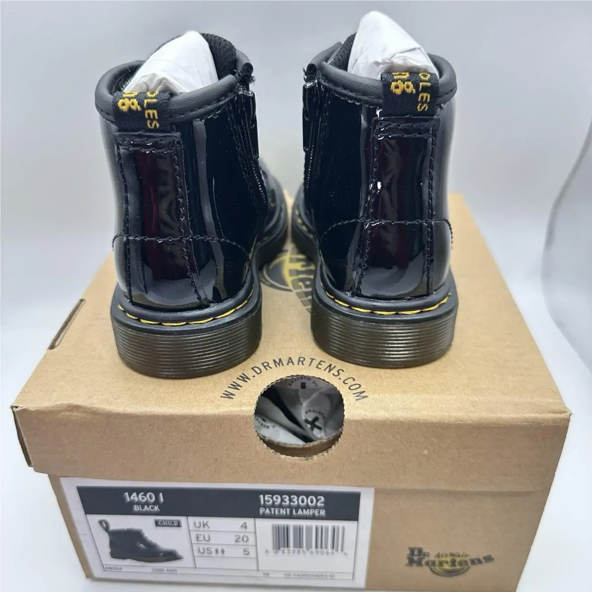 Dr. Martens shoes - Dr. Martens 1460 - Martens - Black/Silver Glitter 3