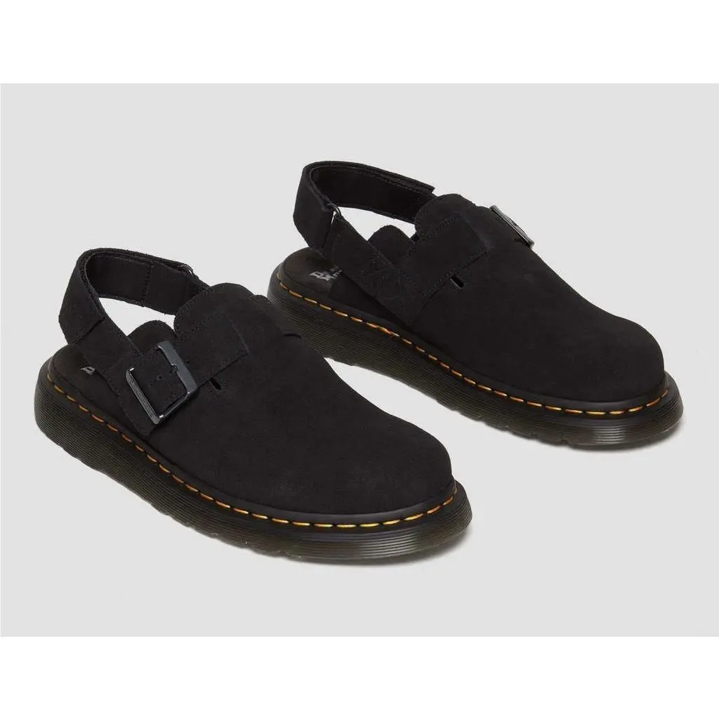 Dr. Martens Jorge II Slingback Mule Shoes Black E.h. Suede Men’s Size US 13 EU47
