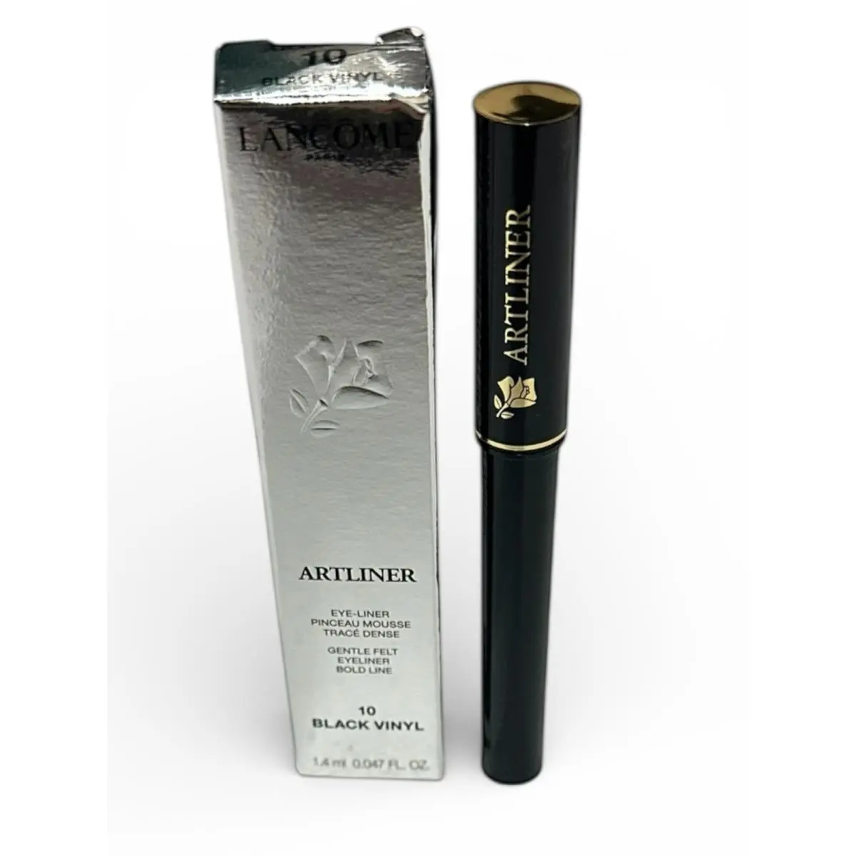 Lancome Artliner Gentle Felt Eyeliner Bold Line 10 Black Vinyl 0.047oz-NIB Read