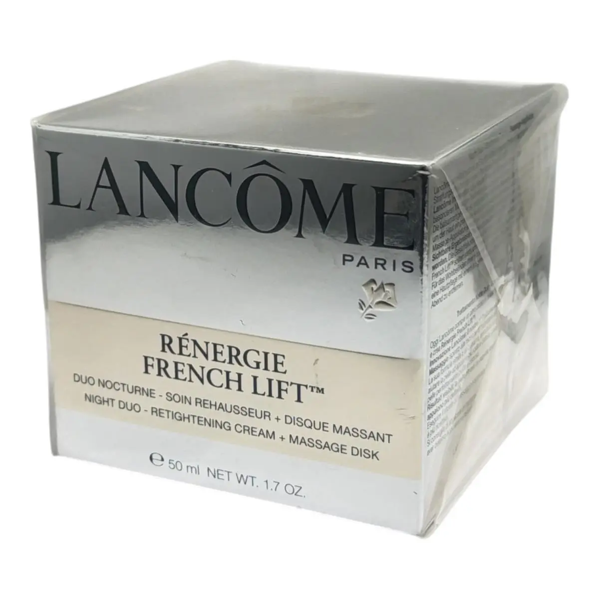 Lancome Renergie French Lift Night Duo Retightening Cream + Massage Disk 50ml