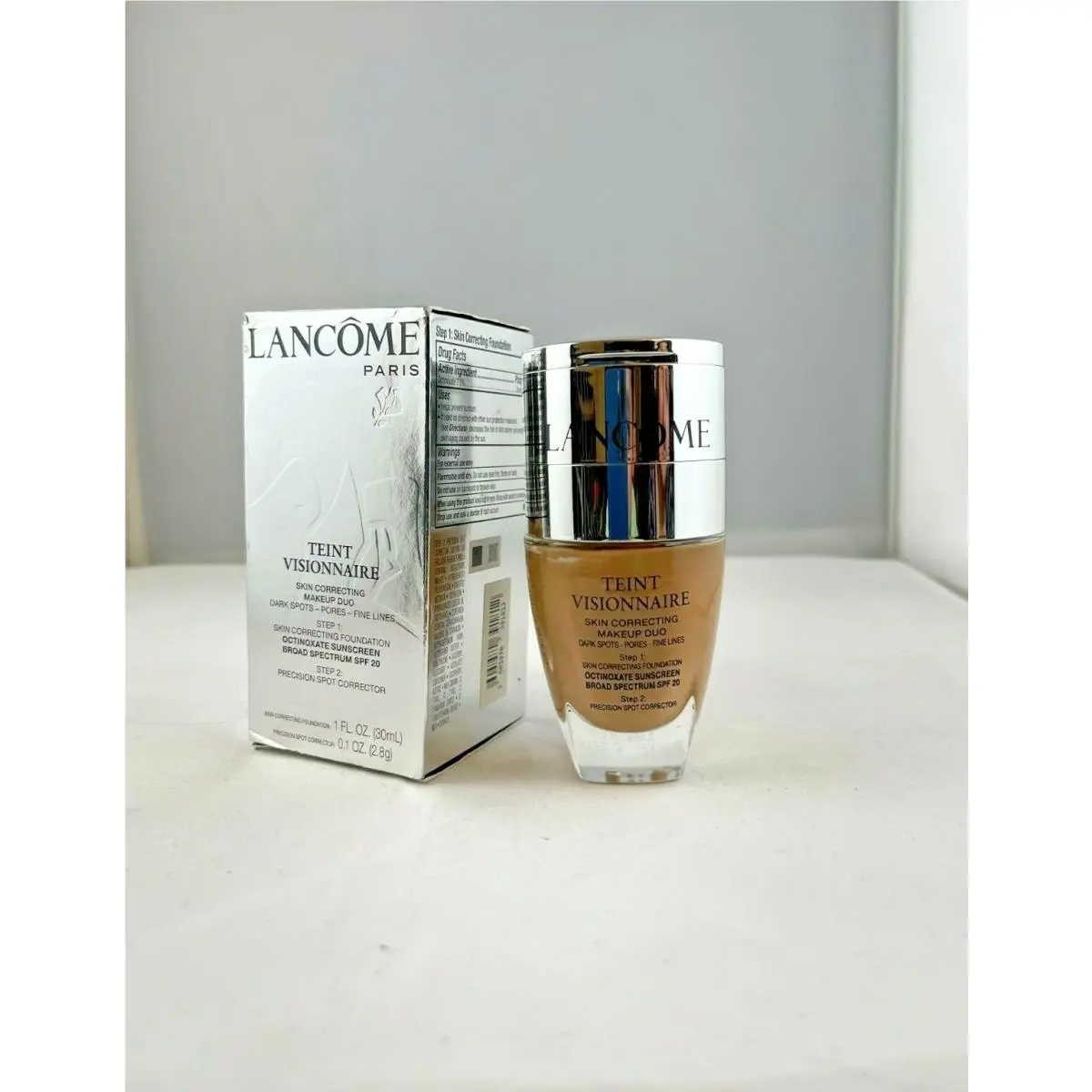 Lancome Paris Teint Visionair Skin Correcting Makeup Due Foundation 340 Bis