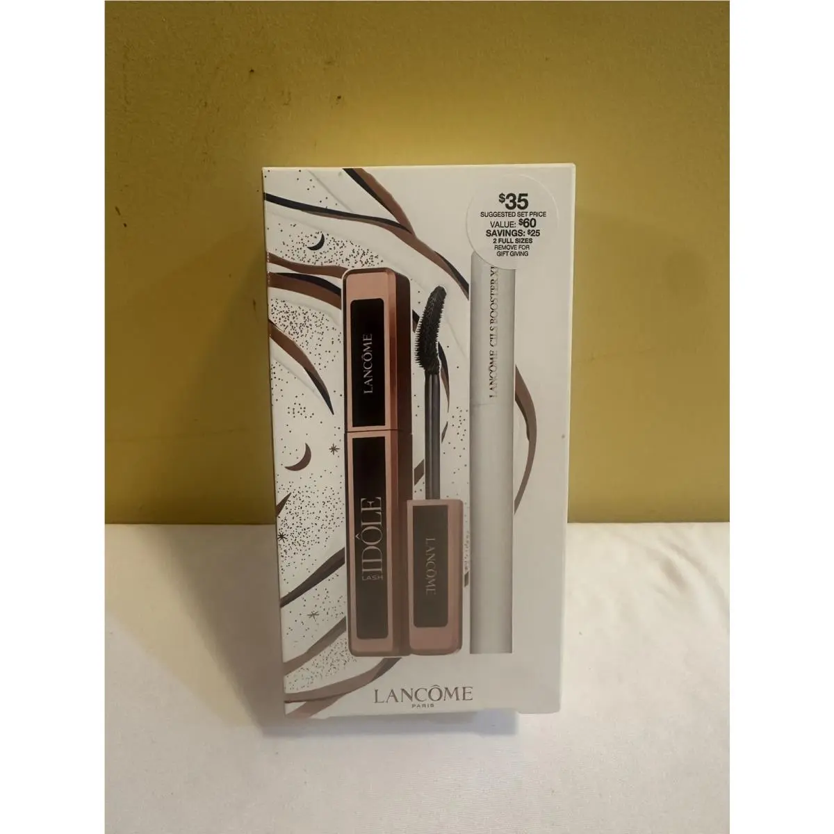 Lancome Idole Lash Lifting Volumizing Mascara 01 with Cil Booster 0.27oz NI G1
