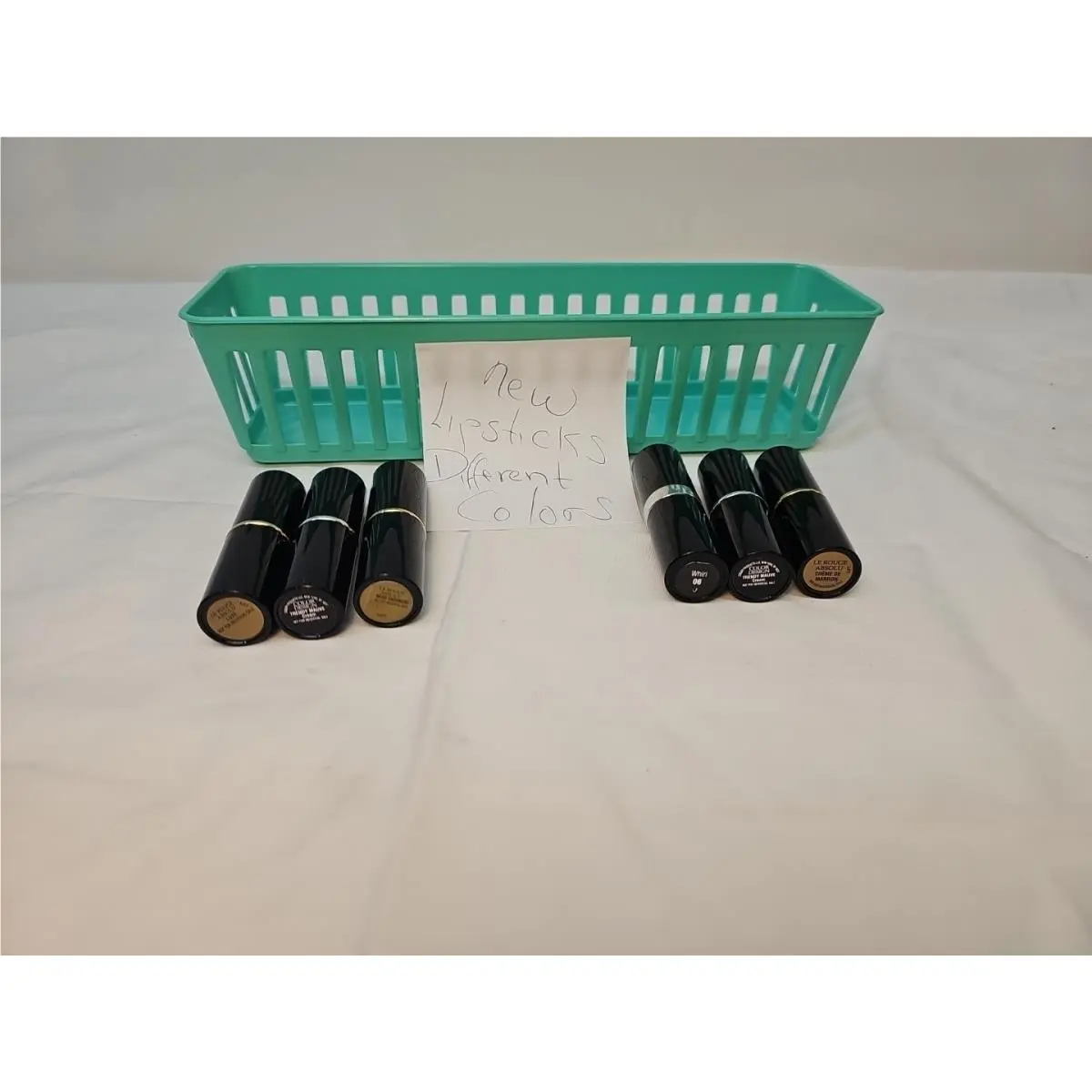 Mixing Lipsticks Lancome Rouge-elizabeth-absolu Creme Mouvette Vintage Set6 Nw