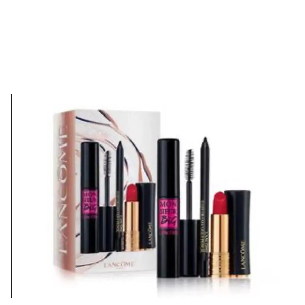 Lancome Monsieur Big 3 Piece Set and Pink Logo Cosmetic Pouch G2 by Lancôme