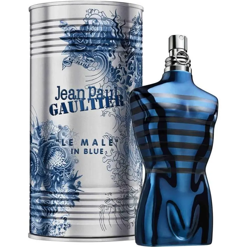 Jean Paul Gaultier Men`s Le Male In Blue Edp Spray 4.2 oz Fragrances