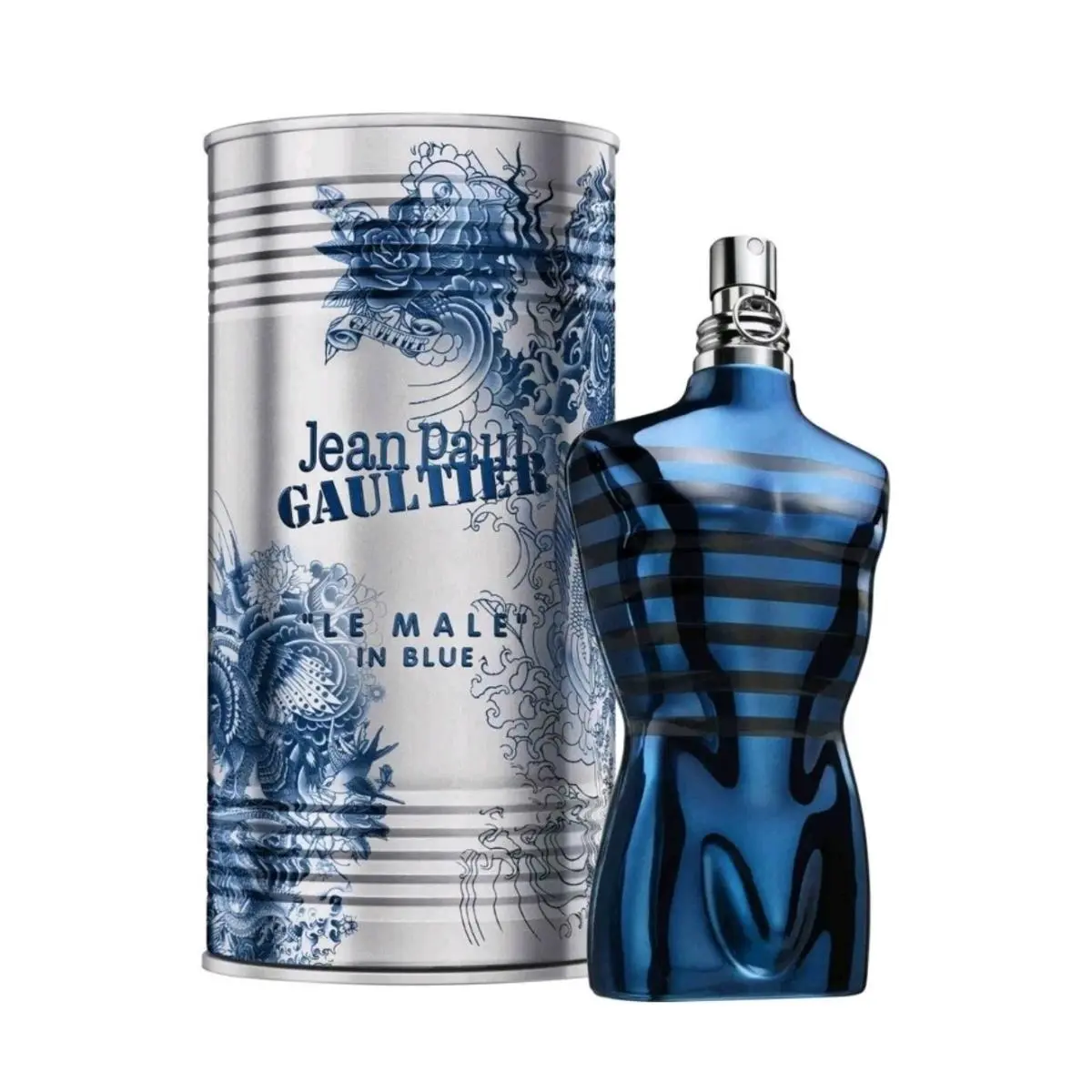 Jean Paul Gaultier Men`s Le Male In Blue Edp Spray 4.2 oz Fragrances