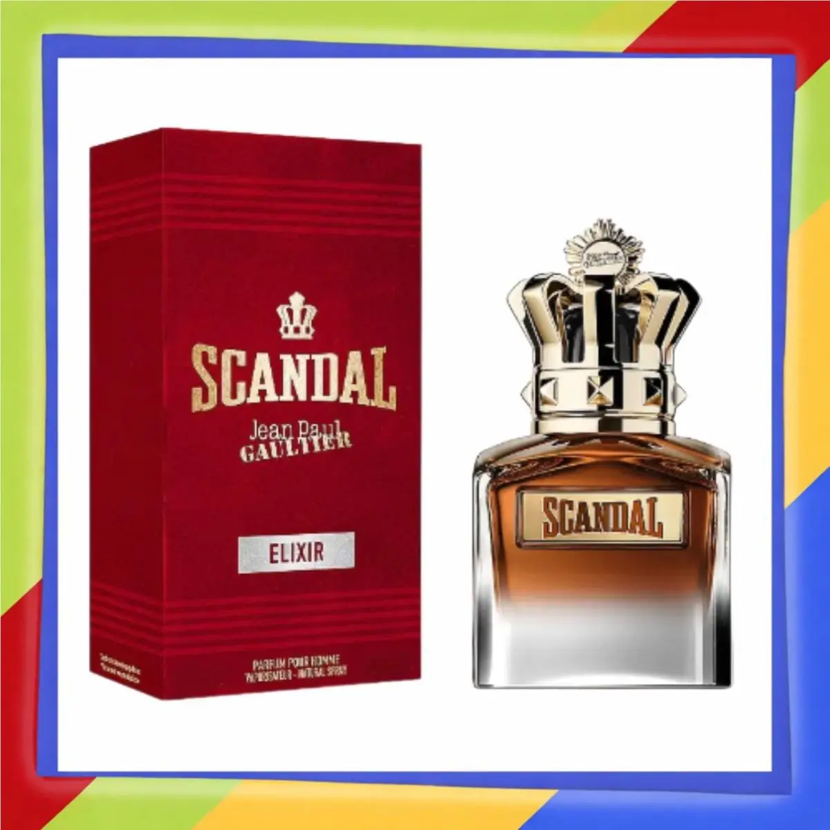 Jean Paul Gaultier - Scandal - Elixir - Pour Homme - Parfum - 3.4oz