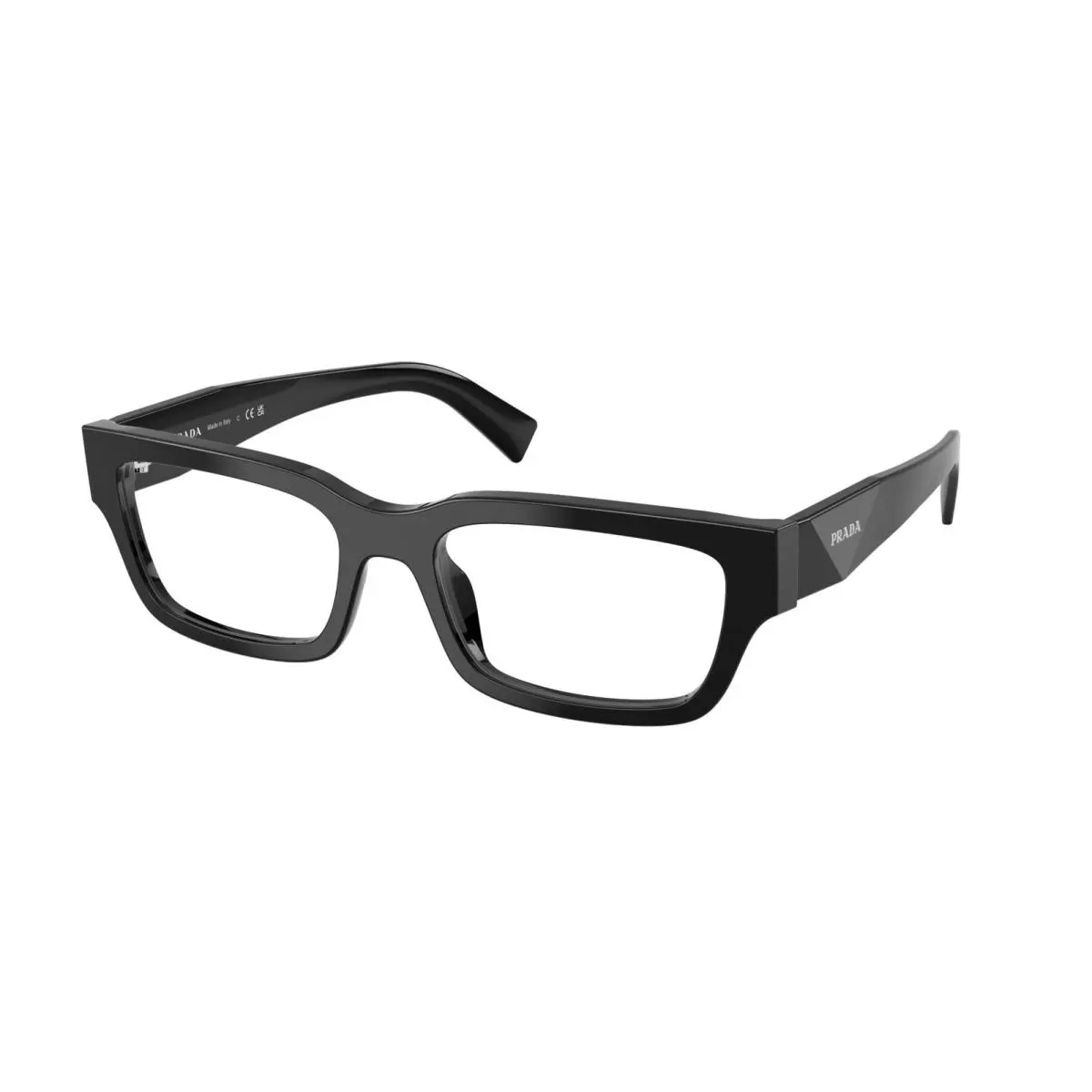 Prada PR C02V 16K1O1 Black Demo Lens 56 mm Men`s Eyeglasses