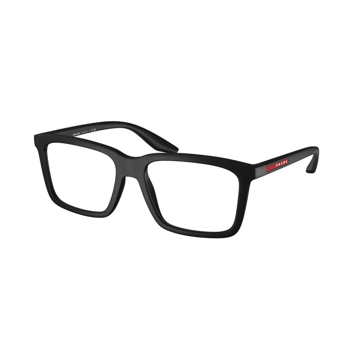 Prada Linea Rossa PS 03SV DG01O1 Rubbered Black Demo Lens 55 mm Men`s Eyeglasses