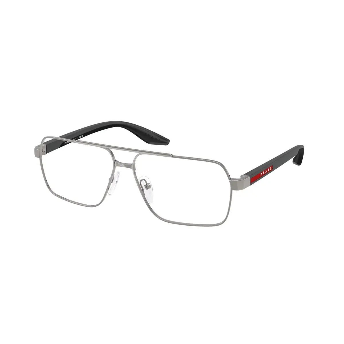 Prada Linea Rossa PS 51TV 5AV1O1 Grey Demo Lens 57 mm Men`s Eyeglasses