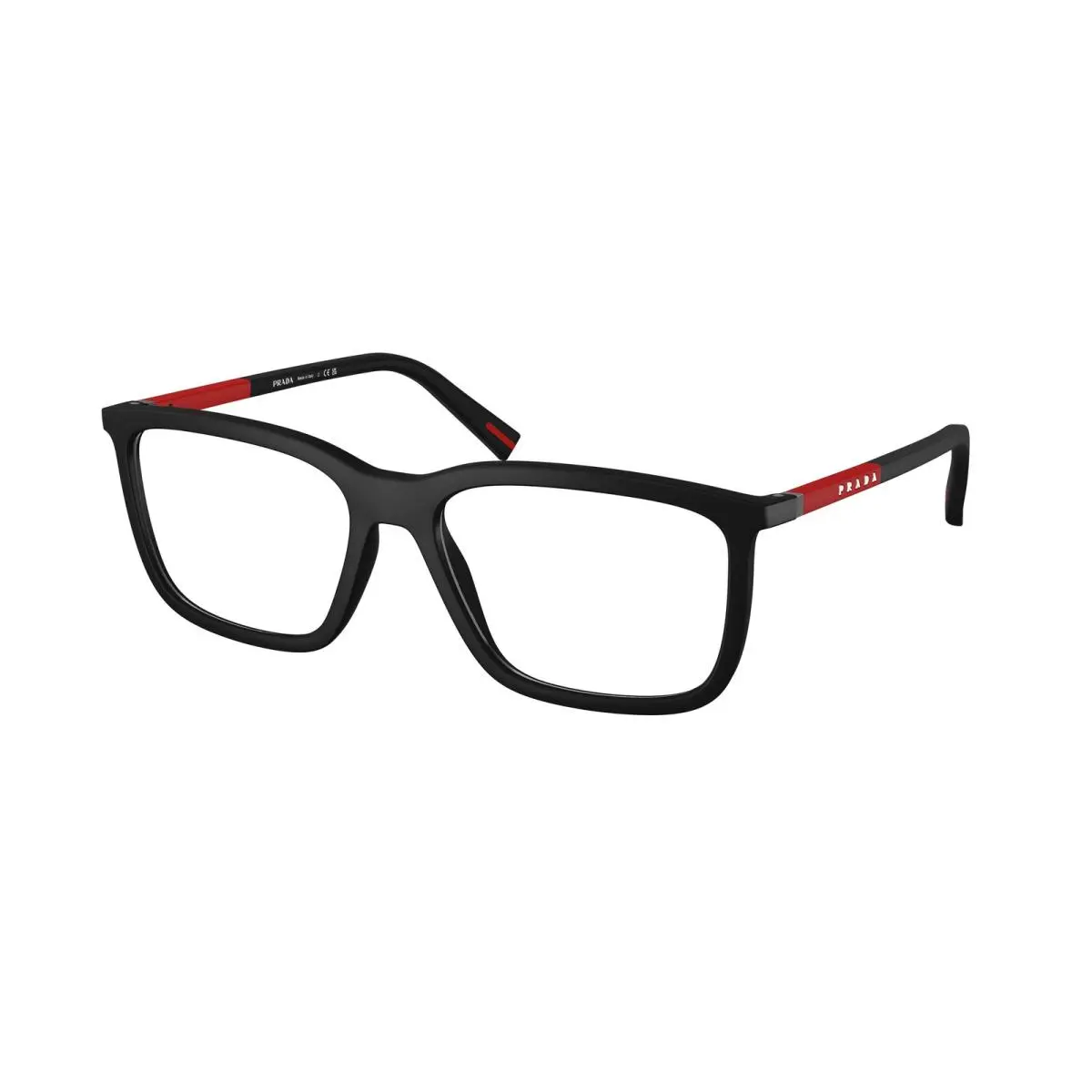 Prada Linea Rossa PS 01SV DG01O1 Rubbered Black Demo Lens 54 mm Men`s Eyeglasses