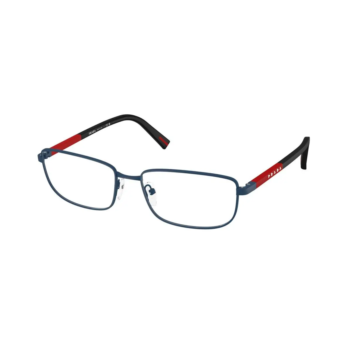 Prada Linea Rossa PS 50SV TFY1O1 Matte Blue Demo Lens 55 mm Men`s Eyeglasses