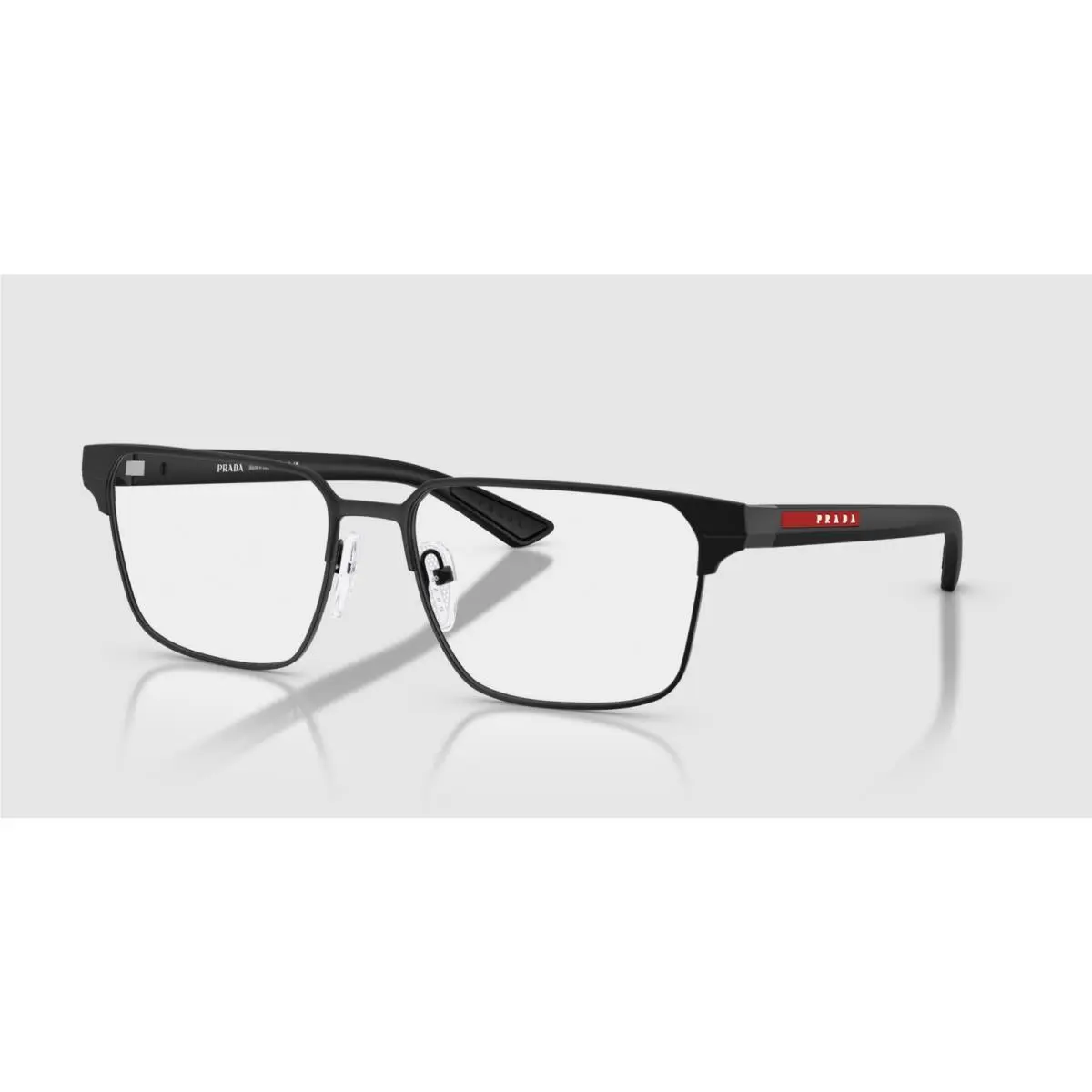 Prada Linea Rossa PS 50TV 1BO1O1 Matte Black Demo Lens 57 mm Men`s Eyeglasses