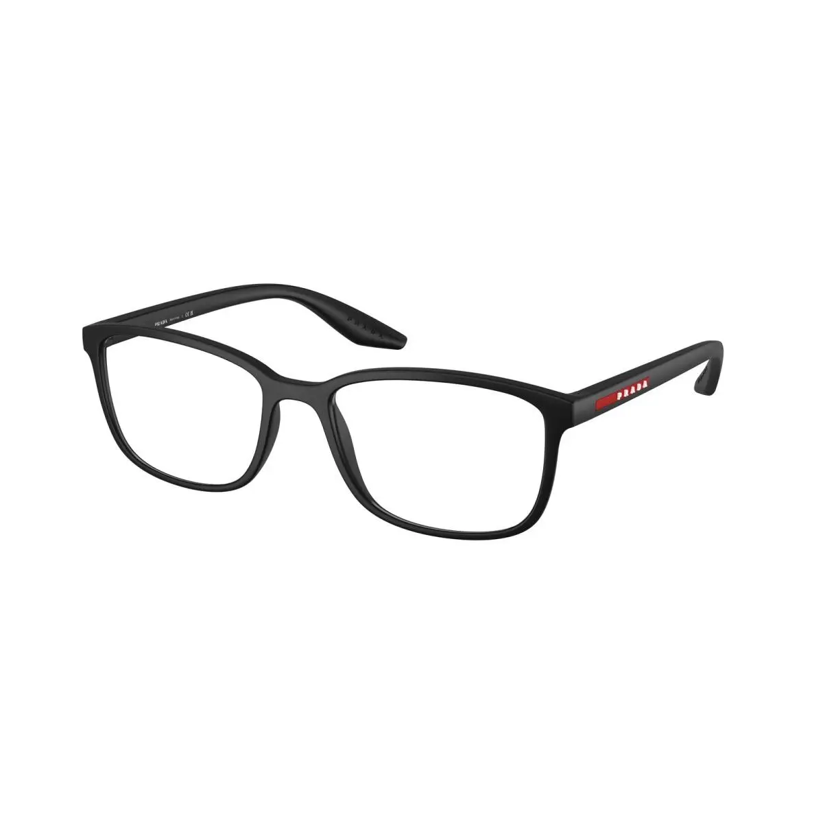 Prada Linea Rossa PS 07RV 1BO1O1 Matte Black Demo Lens 53 mm Men`s Eyeglasses