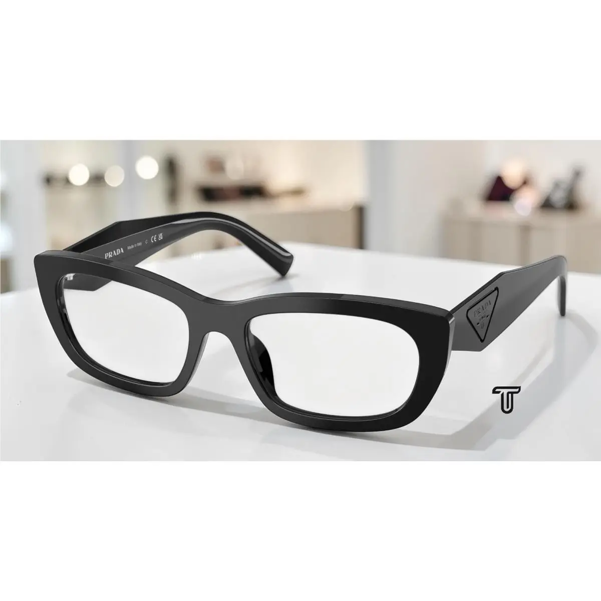 Prada PR D09V 16K1O1 Black Demo Lens 54 mm Women`s Eyeglasses