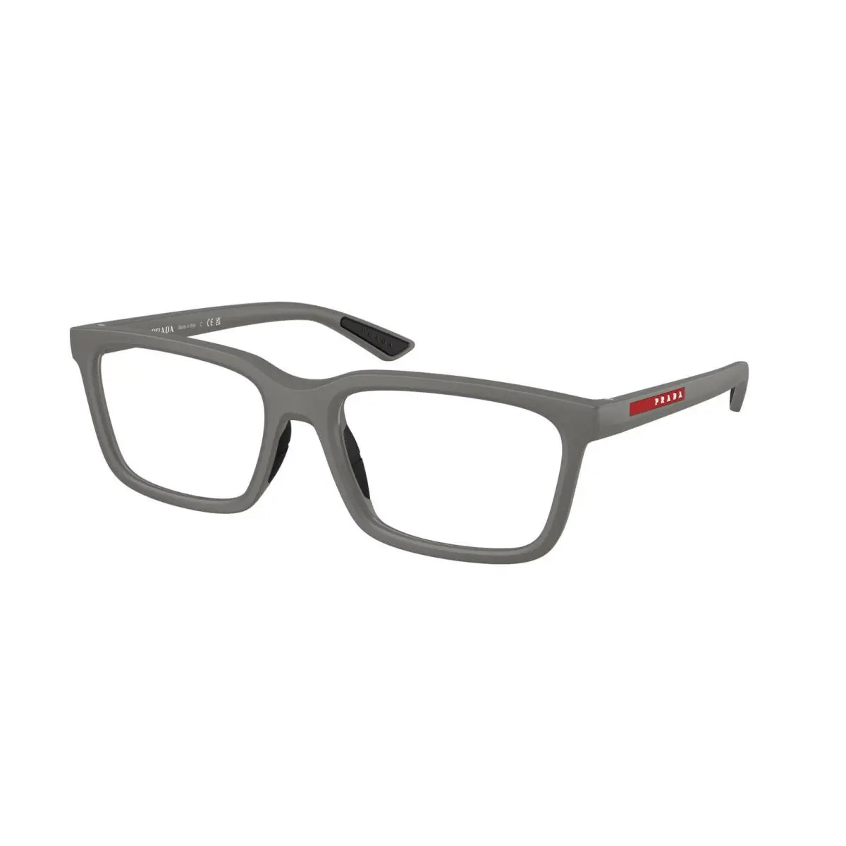 Prada Linea Rossa PS 02SV 16X1O1 Metal Grey Demo Lens 54 mm Men`s Eyeglasses