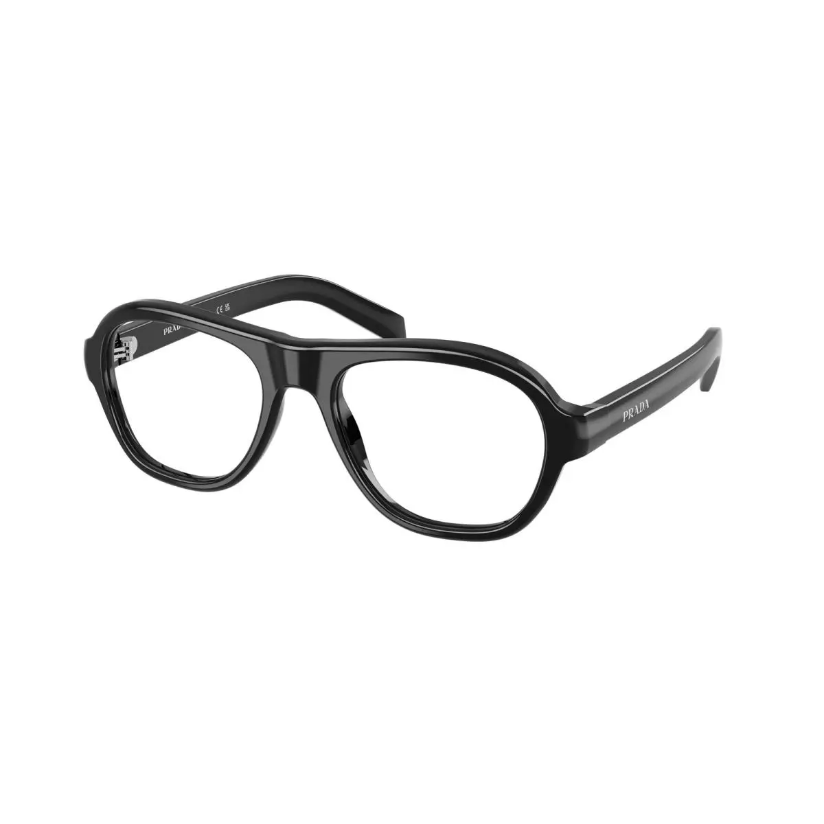 Prada PR C12V 16K1O1 Black Demo Lens 52 mm Women`s Eyeglasses