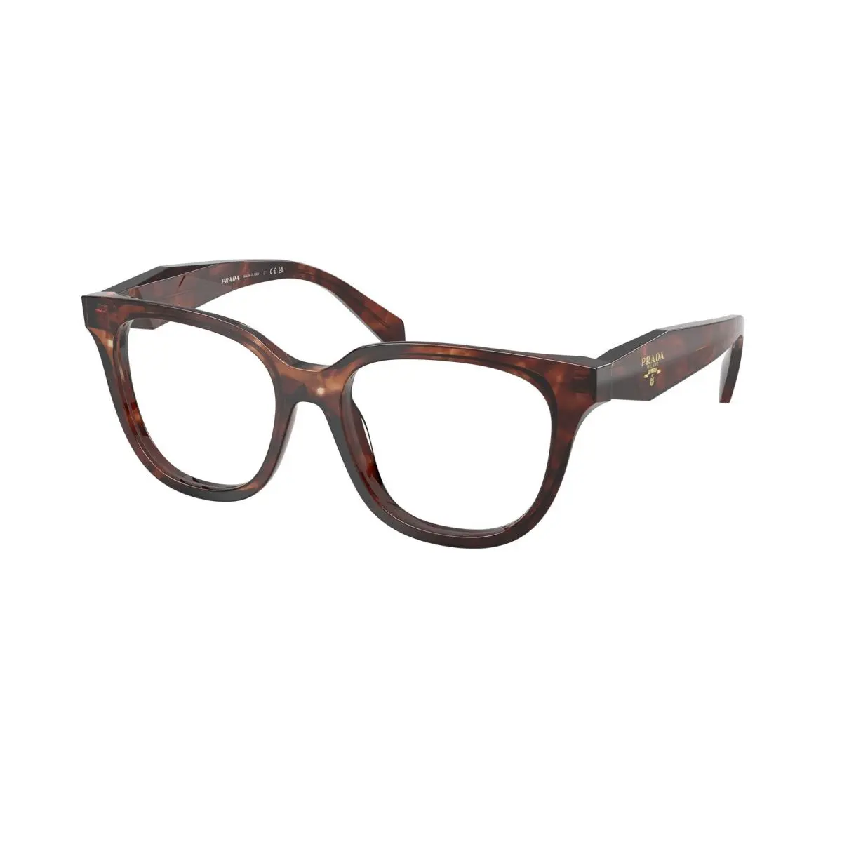 Prada PR C11V 14P1O1 Caramel Tortoise Demo Lens 53 mm Women`s Eyeglasses
