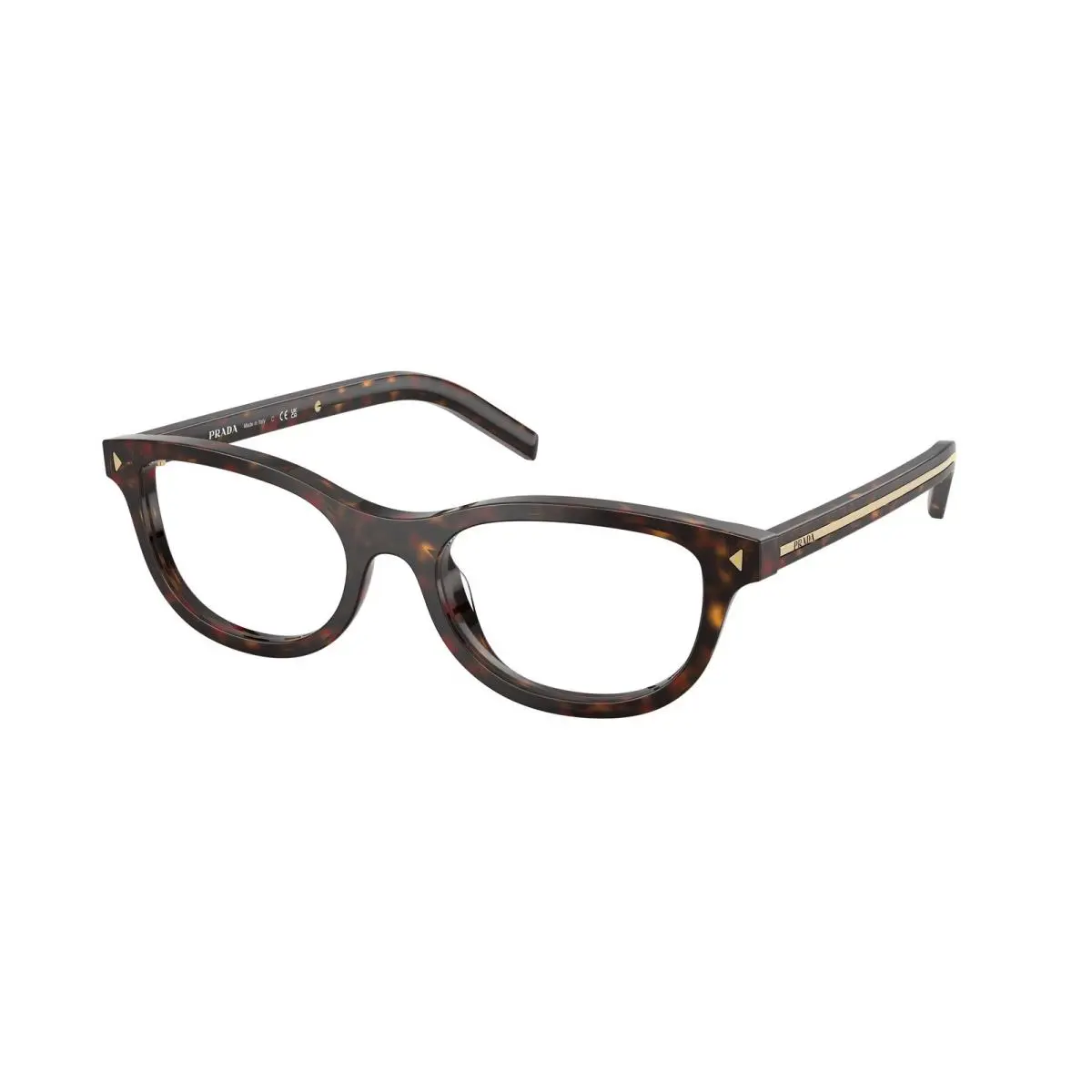 Prada PR D01VU 17N1O1 Root Havana Demo Lens 52 mm Women`s Eyeglasses