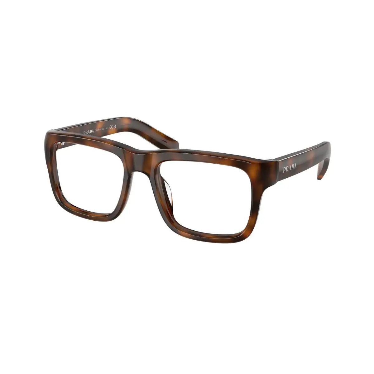 Prada PR D02V 20D1O1 Juniper Havana Demo Lens 52 mm Men`s Eyeglasses