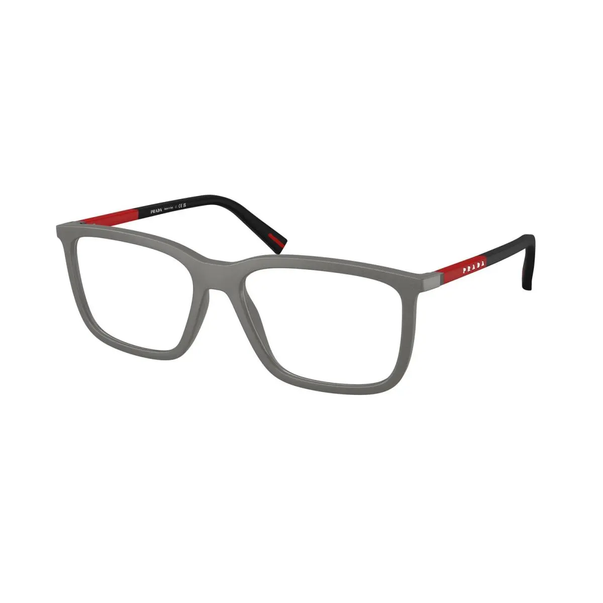 Prada Linea Rossa PS 01SV 16X1O1 Metal Grey Demo Lens 54 mm Men`s Eyeglasses