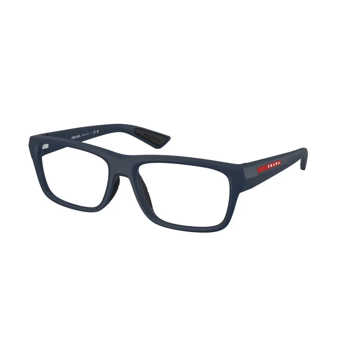 Prada Linea Rossa PS 02TV MAG1O1 Matte Blue Demo Lens 54 mm Men`s Eyeglasses