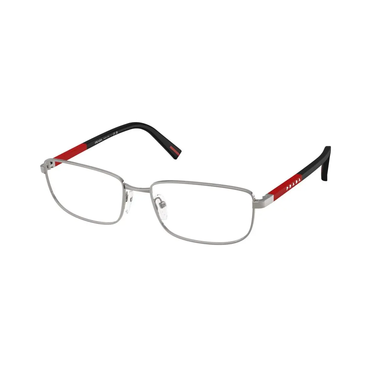Prada Linea Rossa PS 50SV 5AV1O1 Gunmetal Demo Lens 57 mm Men`s Eyeglasses