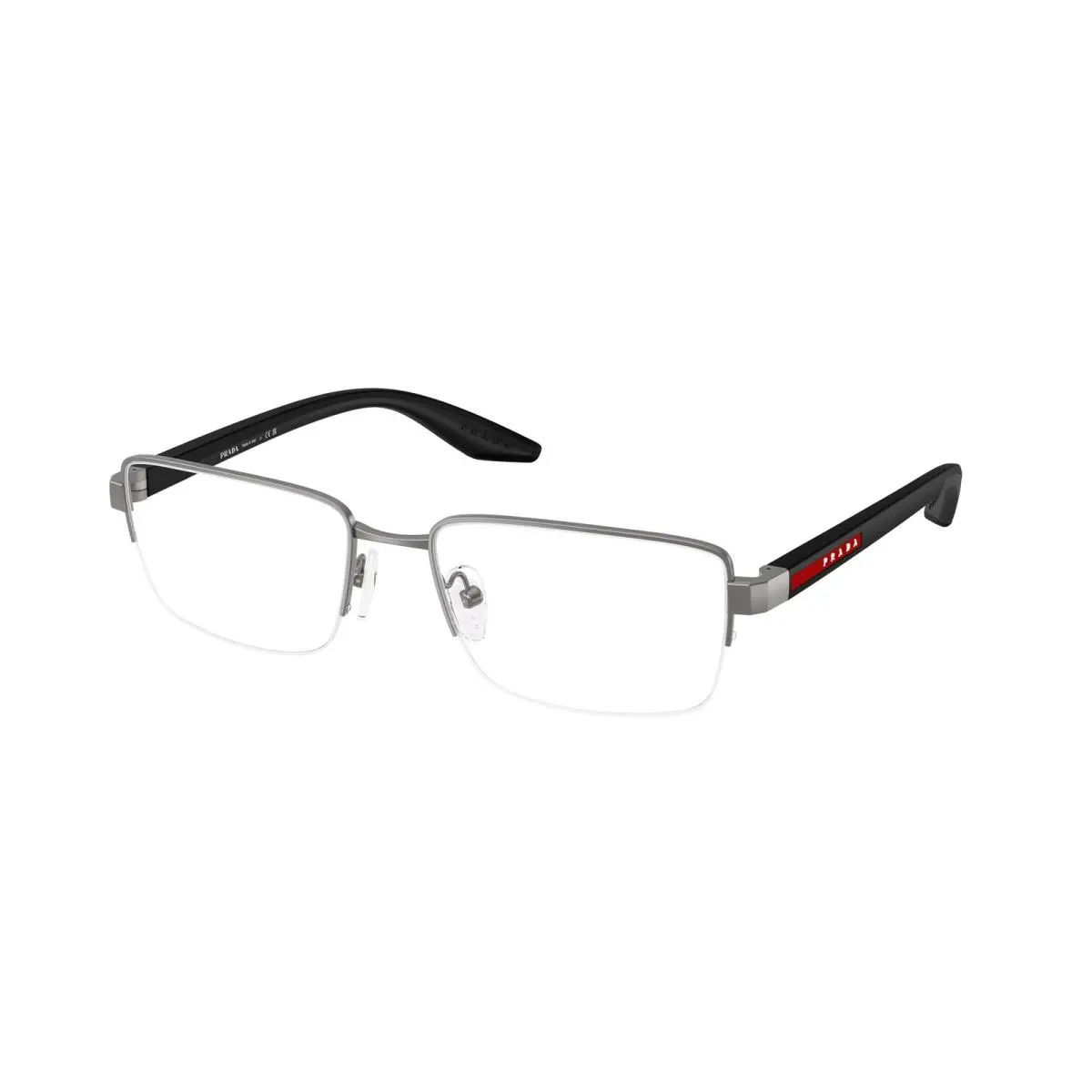 Prada Linea Rossa PS 51SV 7CQ1O1 Gunmetal Demo Lens 56 mm Men`s Eyeglasses