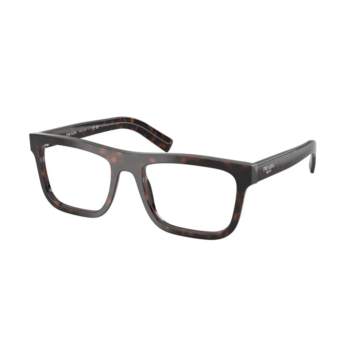 Prada PR C03V 17N1O1 Root Tortoise Demo Lens 55 mm Men`s Eyeglasses