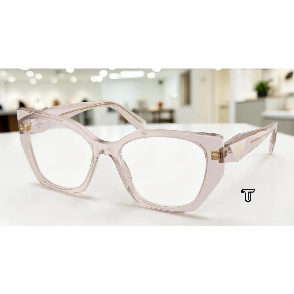 Prada PR 18WV 29D1O1 Cold Mauve Demo Lens 54 mm Women`s Eyeglasses