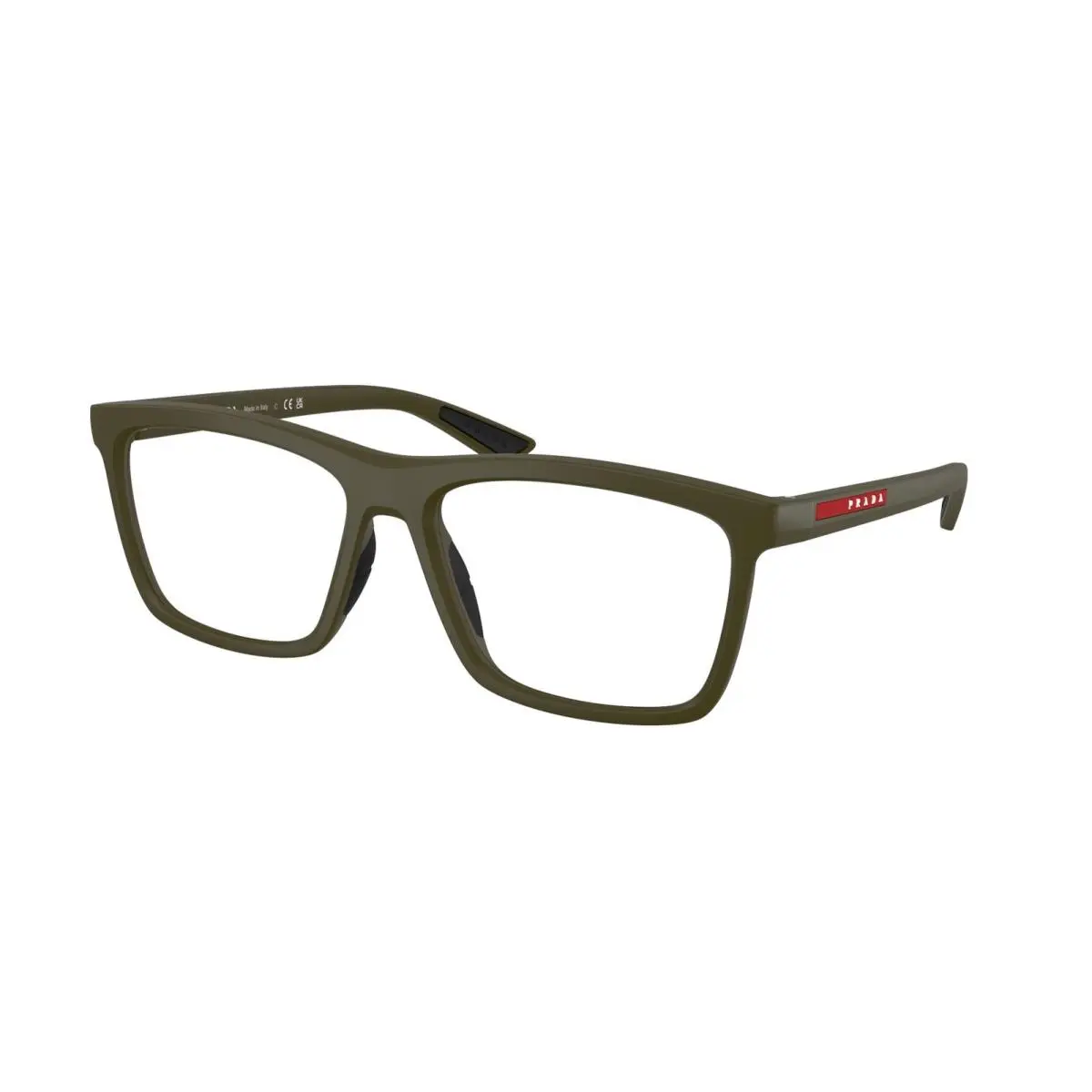 Prada Linea Rossa PS 01TV 15X1O1 Matte Green Demo Lens 56 mm Men`s Eyeglasses