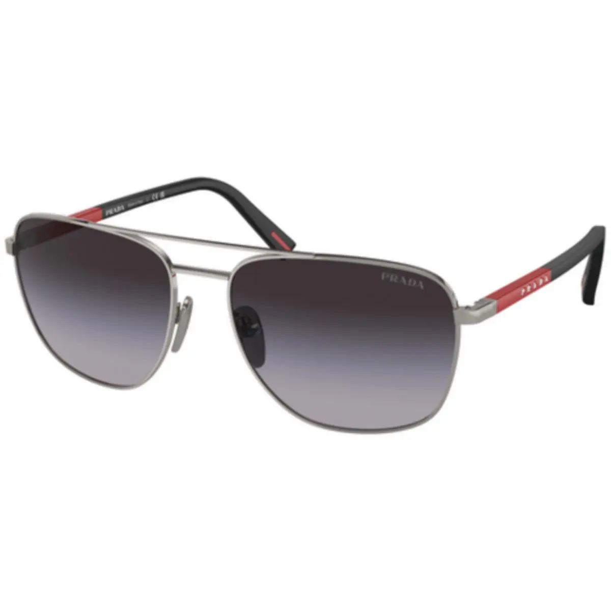Prada Linea Rossa PS 54 ZS Gunmetal Grey Gradient 5AV09U Sunglasses