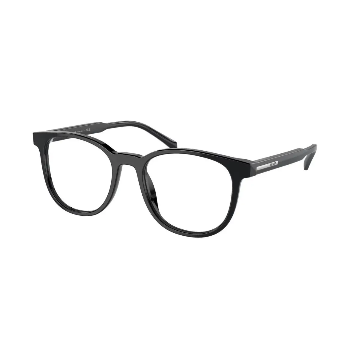Prada PR A15V 16K1O1 Black Demo Lens 52 mm Men`s Eyeglasses