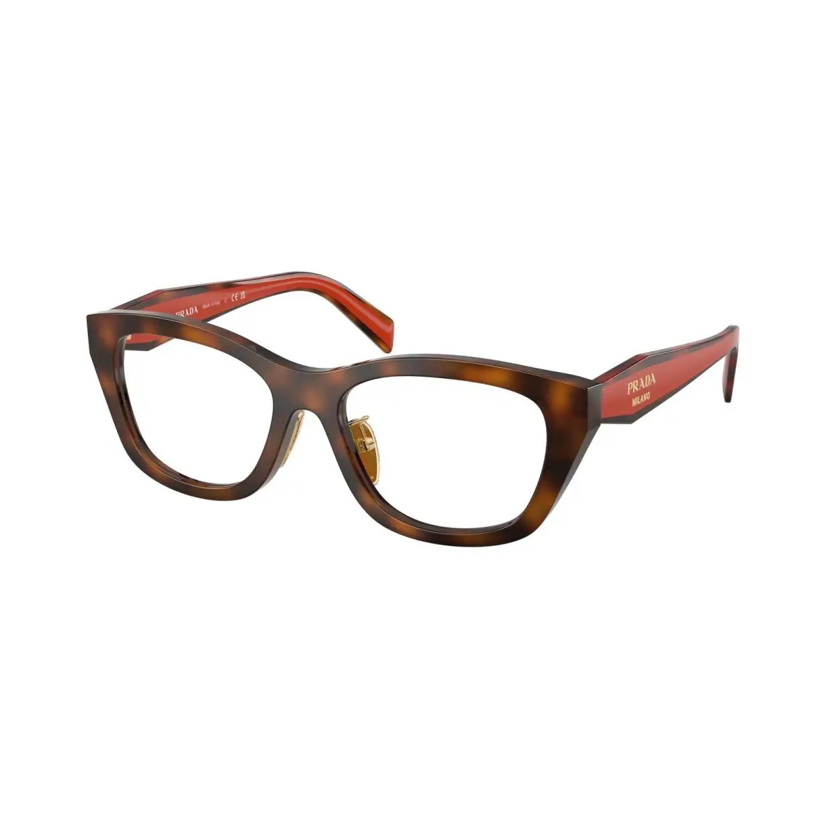 Prada PR D11VD 01K1O1 Juniper Havana Demo Lens 53 mm Women`s Eyeglasses