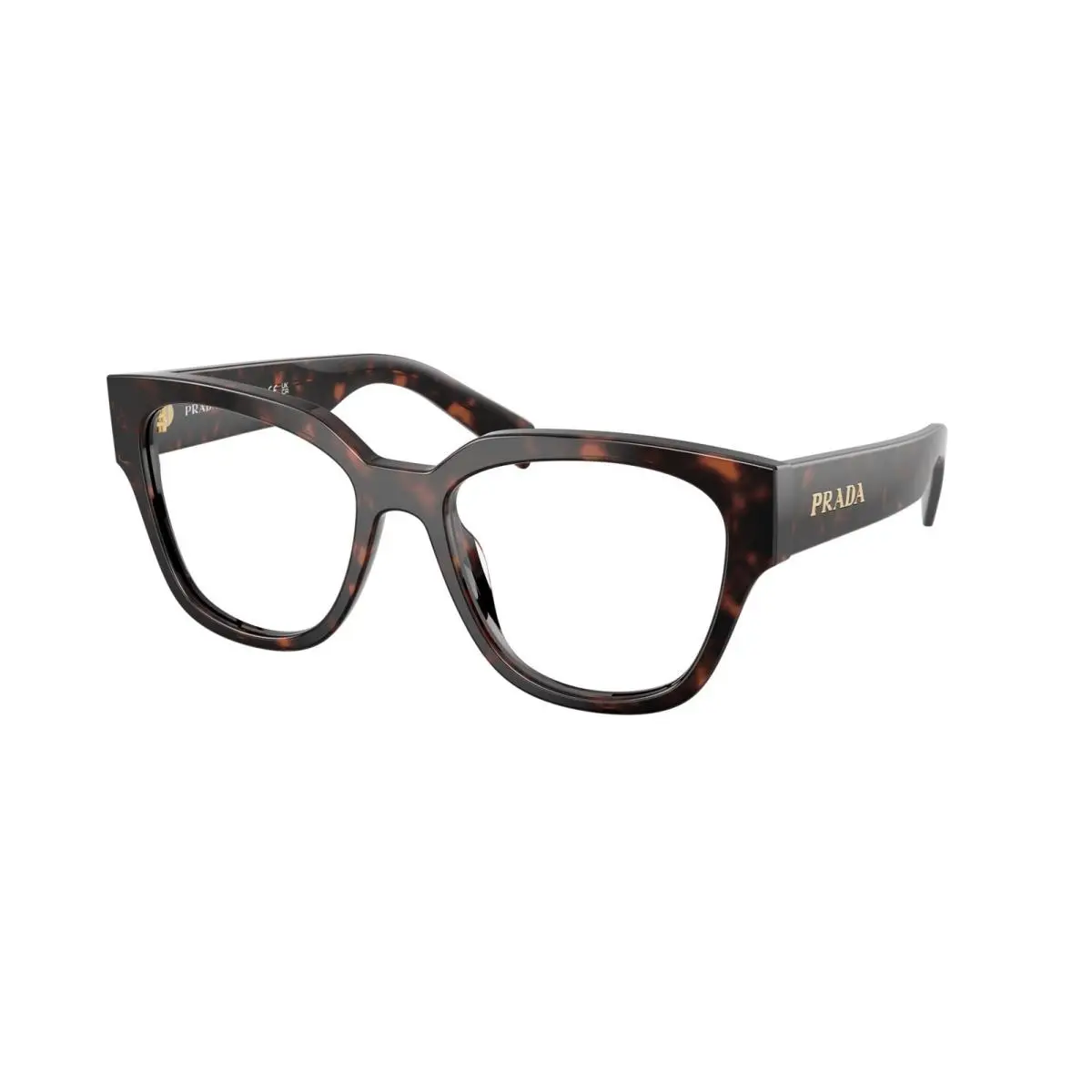 Prada PR C06V 17N1O1 Root Tortoise Demo Lens 52 mm Women`s Eyeglasses