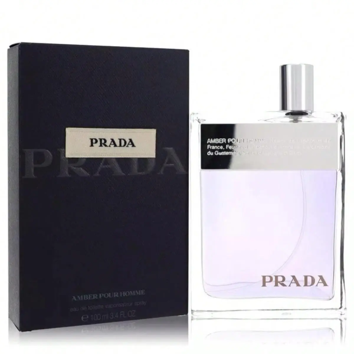 Prada Amber Pour Homme Eau De Toilette Spray 3.4 OZ / 100 ml For Men