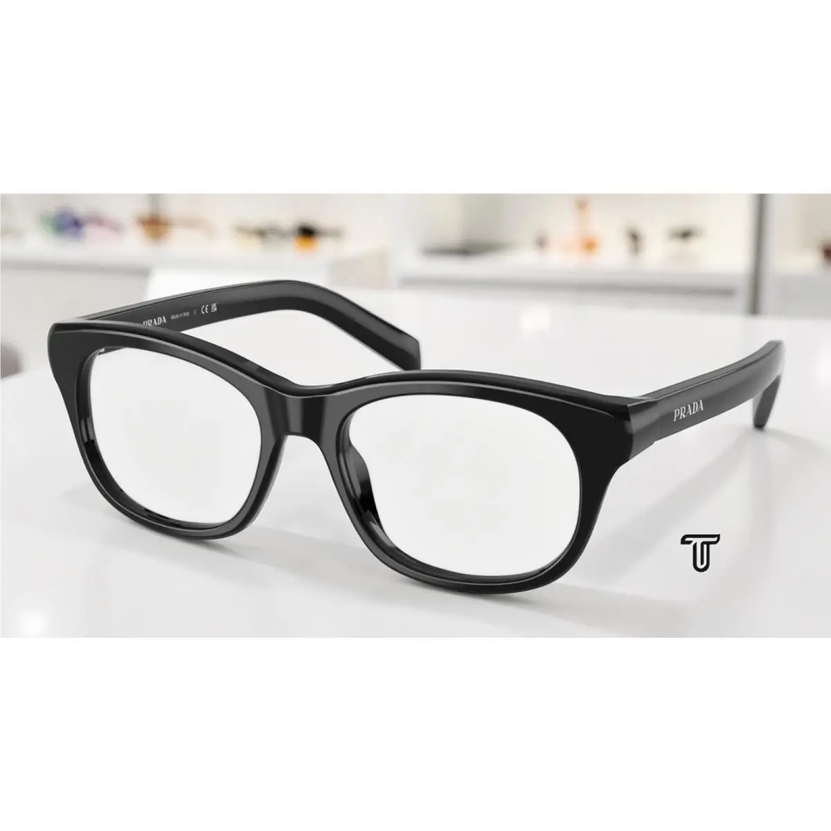 Prada PR C13V 16K1O1 Black Demo Lens 54 mm Women`s Eyeglasses