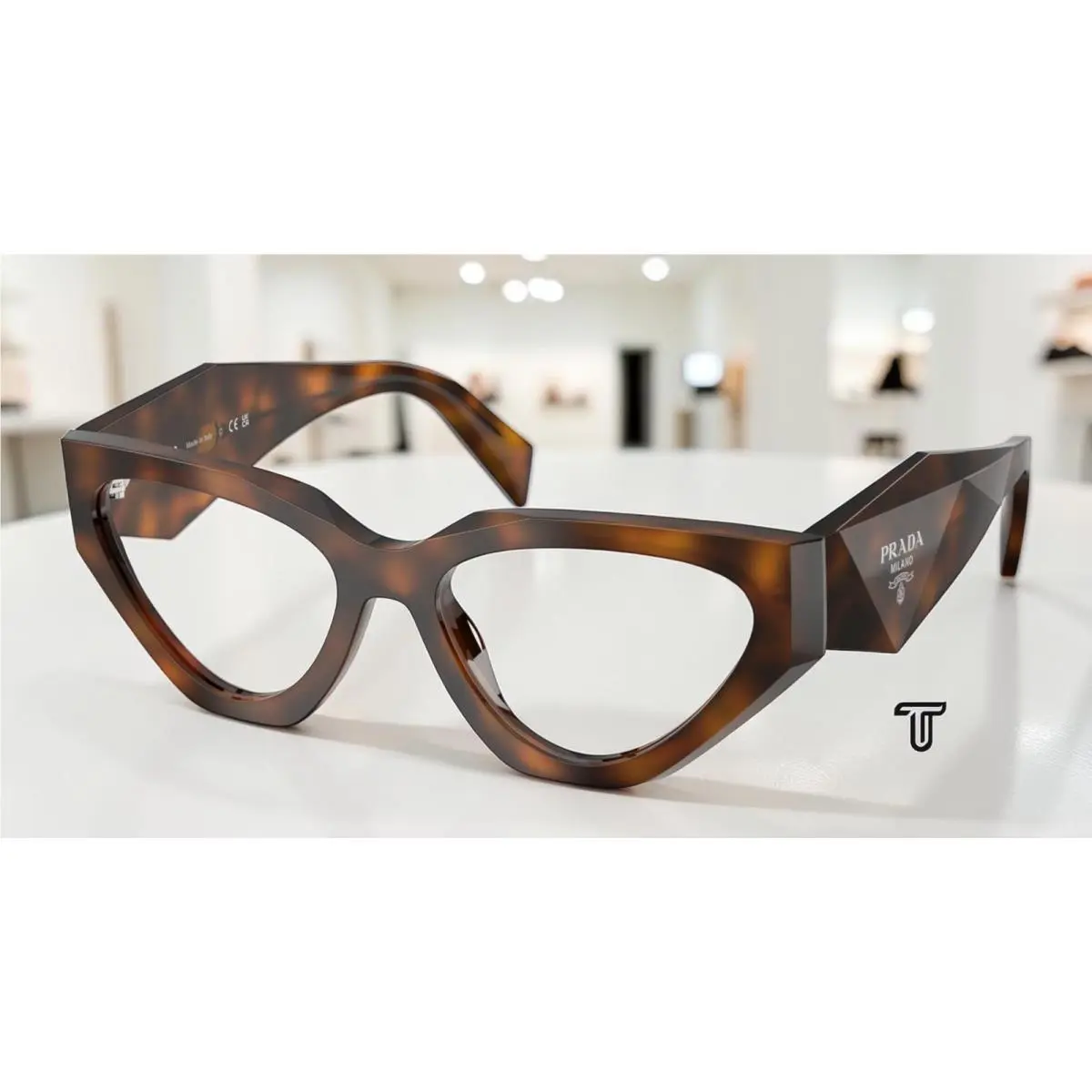 Prada PR C07V 20D1O1 Juniper Tortoise Demo Lens 54 mm Women`s Eyeglasses